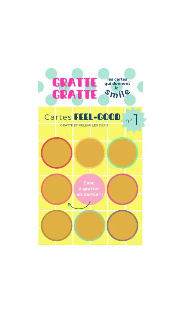 Carte feel-good n°1 L’énergie positive à gratter !