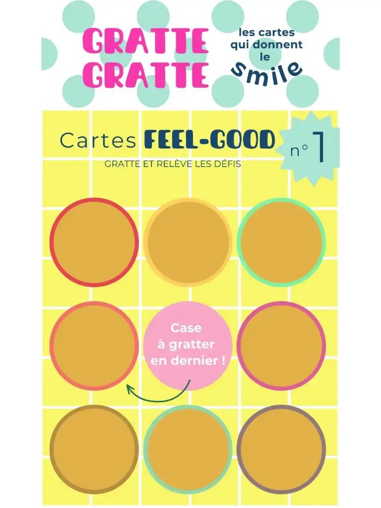 Carte feel-good n°1 L’énergie positive à gratter !