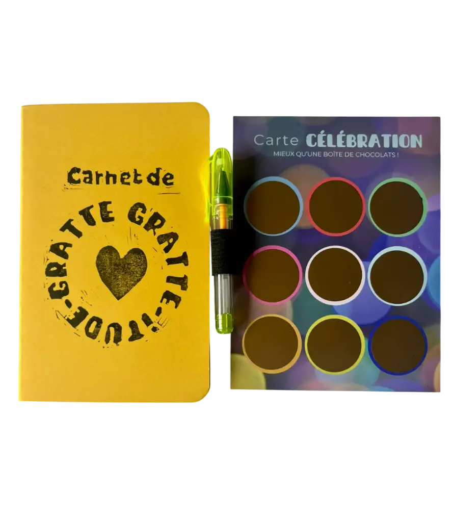 Kit de Gratte Gratte-itude Célébration (jaune)