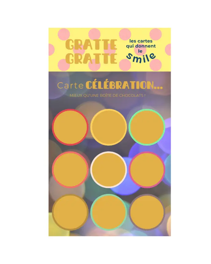 Carte Célébration 🎉